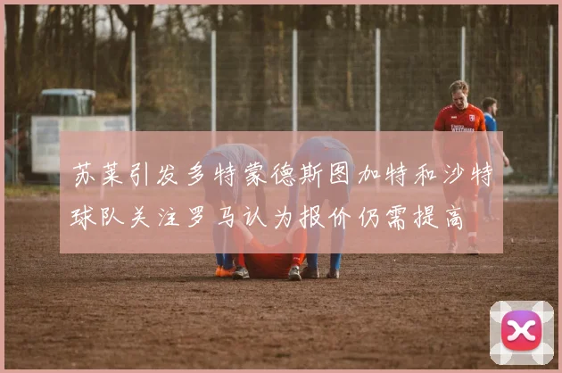 苏莱引发多特蒙德斯图加特和沙特球队关注罗马认为报价仍需提高